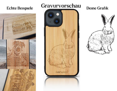 INDIVIDUELL iPhone 14 Bambus-Kunststoff
